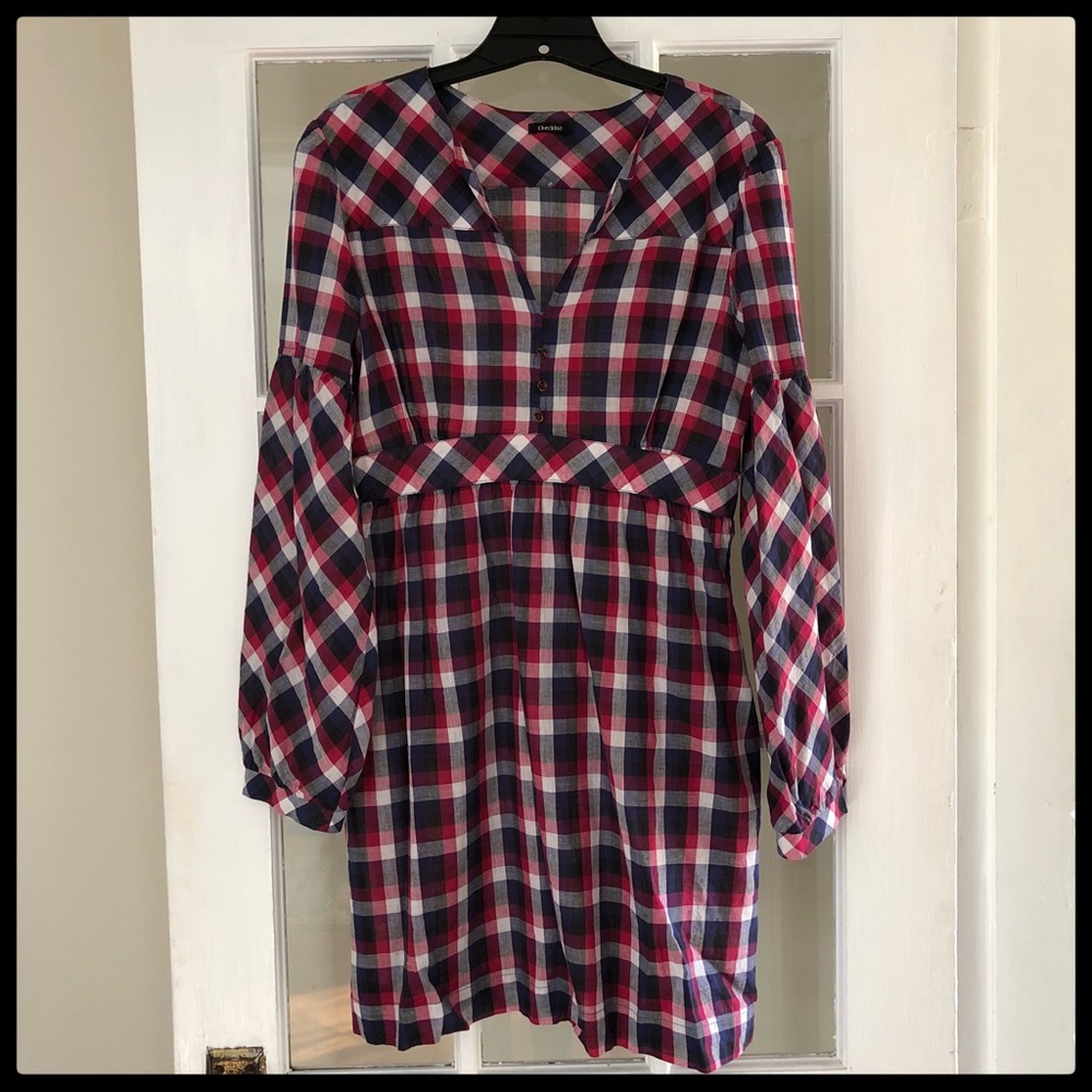 {Checklist} Gingham Plaid Dress